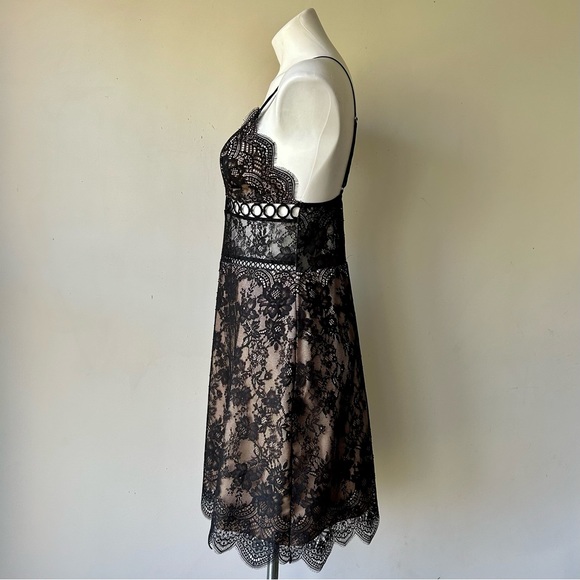 Victoria's Secret Dream Angels Black Lace Chemise Slip Dress, M - Picture 6 of 11